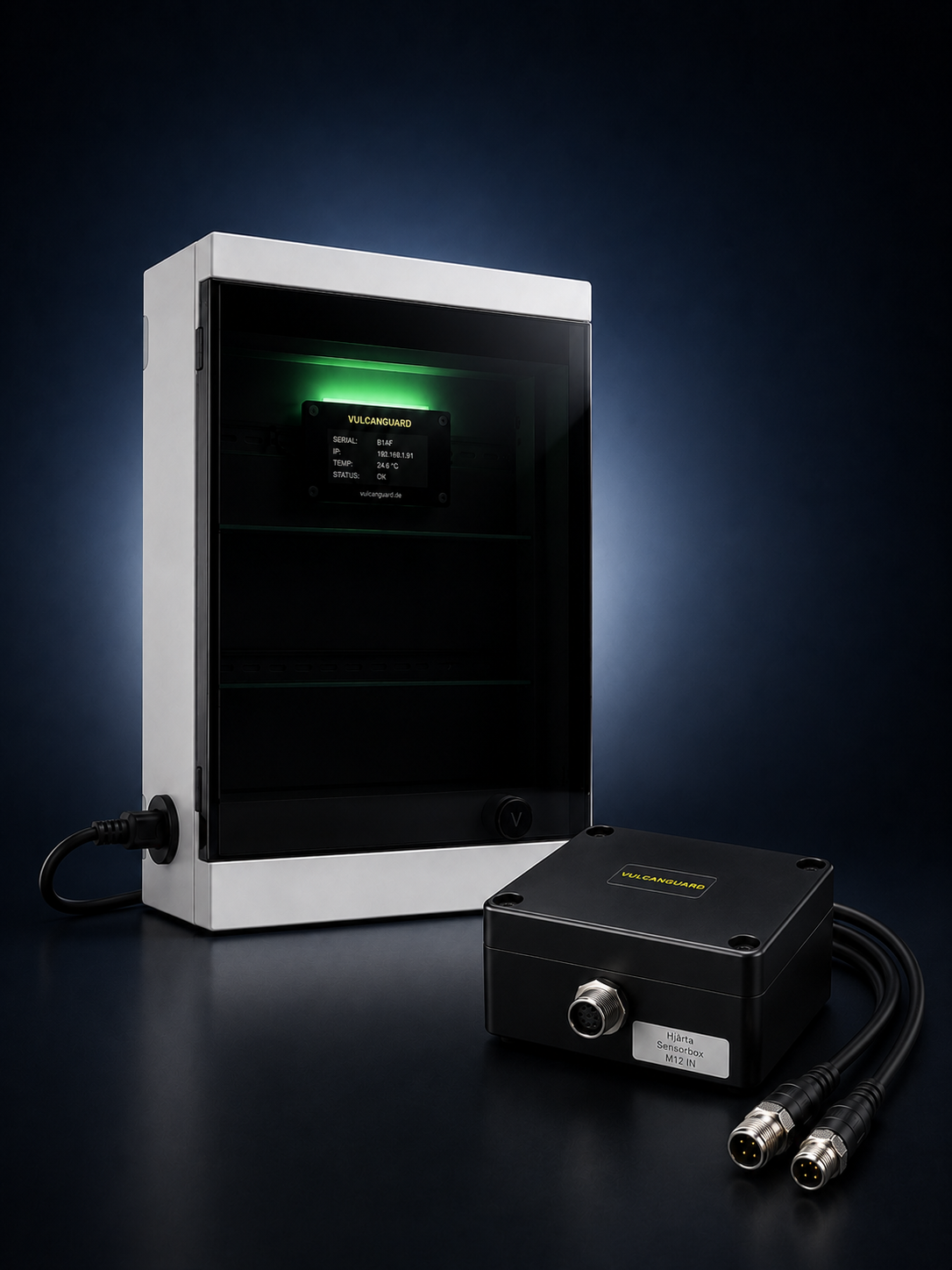 HJÄRTA S1 Professional mit Sensorbox und M12-Verbindung