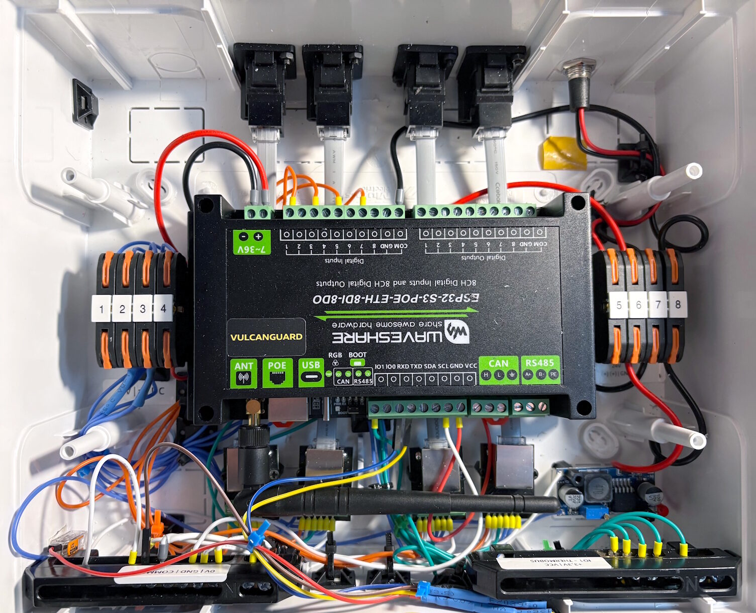 Verdrahtung am Beispiel der Vorserie